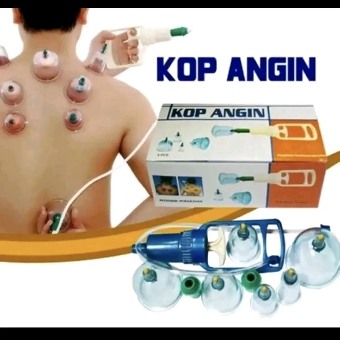 Kop Angin Isi 6pc + Selang Kop Angin Terapi Wajah