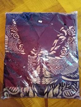 Product Review of GUNADAKSA HITAM Kemeja batik pria lengan panjang Furing Full katun Slimfit Hitam halus from r**a 2
