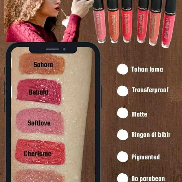 Lip Matte Ultrasmooth Natura wold original