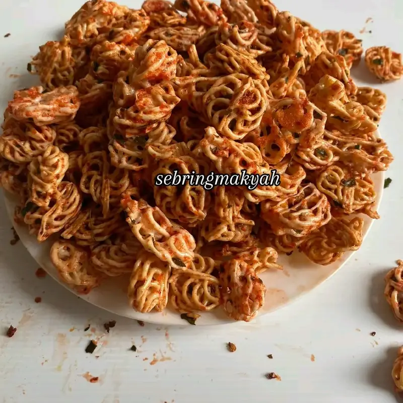250GR Seblak Tetangga Sebring Seblak kering  Rafael Krupuk mawar putih bantat pedas daun jeruk Camilan Snack Food 4