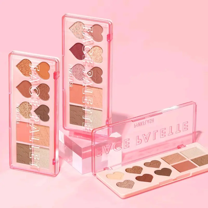 PINKFLASH Oh MyLove 4in1 Multiple Face Palette Eyeshadow, Blush, Highlighter & Contour 0