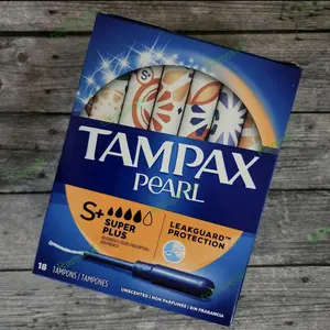 Tampax Pearl Super Plus Tampon Sanitary Pad Pembalut Whisper USA