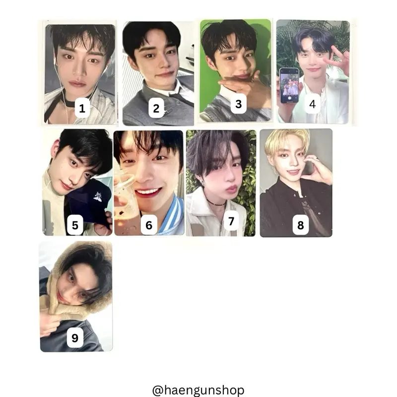KIM JIWOONG ZB1 OFFICIAL PHOTOCARD 0