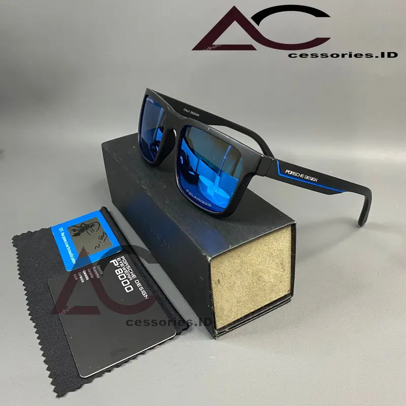 [ Terbaru ] Kacamata PS 886L Lensa Polarized Anti UV-400 Protection - Kacamata Sunglasses Pria Terbaru 2025 Casual dan Sporty - Kacamata Anti Silau Bisa digunakan Siang dan Malam 8
