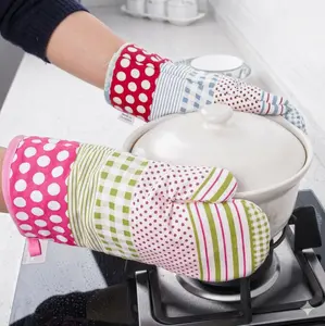 Sarung Tangan Oven Tebal Tahan Panas / Oven Hand Gloves Baking Microwave / Sarung Tangan Oven loyang panas  Dapur Peralatan Silikon Kue