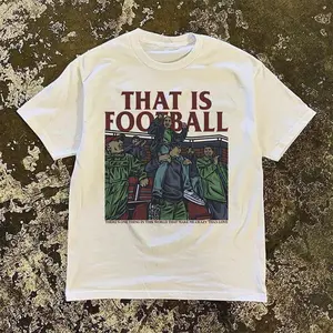 Kaos streetwear football desain premium polyester - 100