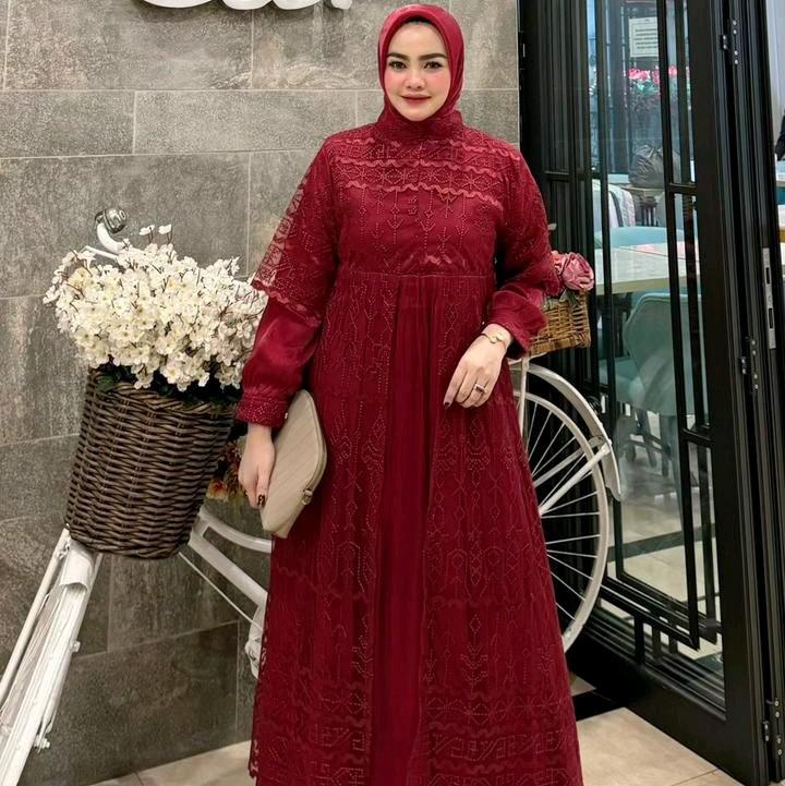 gamis lebaran ziva dress terbaru original 1