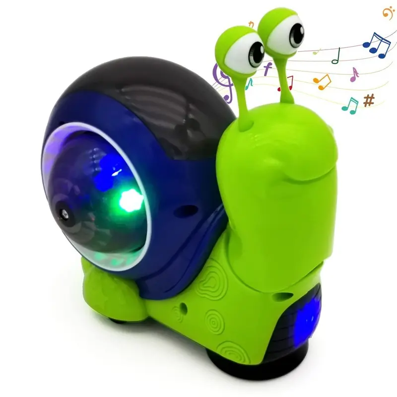 SYARIAH TOYS MAINAN EDUKATIF ANAK HERMIT SNAIL GEAR SIPUT KEONG MUSIK LAMPU 3D Bergerak Edukasi 2