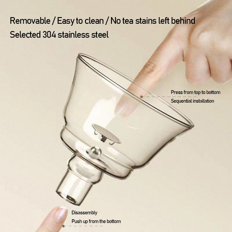 Product Introduction of Bộ Ấm Trà Tự Động, Thủy Tinh Borosilicate Cao, Thiết Kế Đơn Giản Và Dễ Vận Hành, Thích Hợp Pha Trà, Sử Dụng Tại Nhà Hoặc Văn Phòng, Lý Tưởng Để Chăm Sóc Khách, Hoặc Cung Cấp Bộ Ấm Trà Làm Quà Tặng. 9