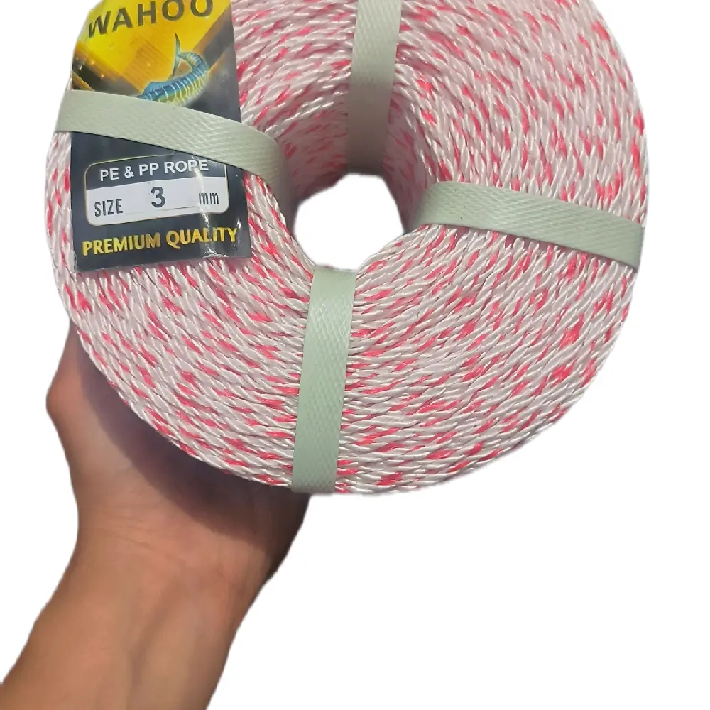 Tali tambang roll ppd 3mm 220 meter,tali pengikat barang,tali jemuran,tali serbaguna,tali plastik.
