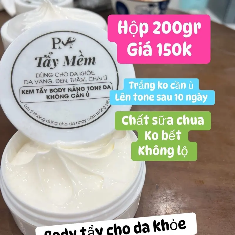 kem TẨY MỀM trang da 200gr xàm xí muội