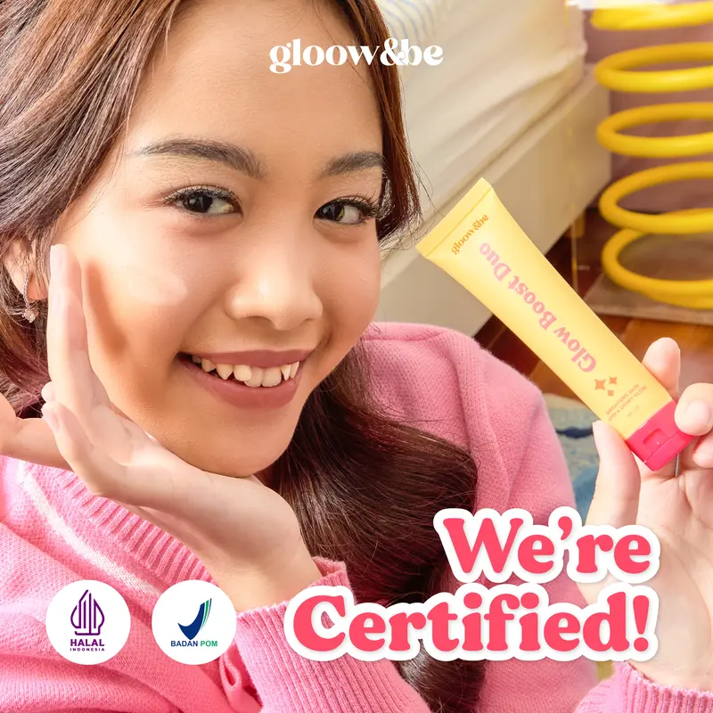 [PRE-ORDER]Gloow&be Glass Skin Sunscreen SPF40PA+++ & Glow Boost Duo Moisturizer 2