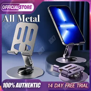 Holder HP Holder Tablet Multifungsi Metal Rotasi 360 Dudukan Ponsel Besi Phone Stand