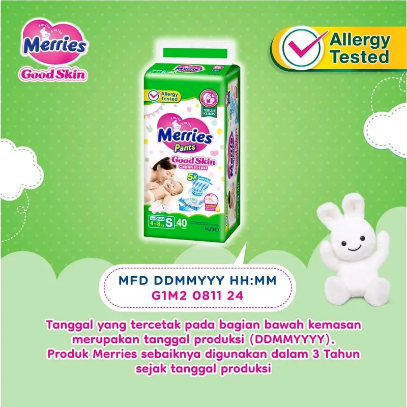 [PROMO] XL26 MERRIES PANT GOOD SKIN / DIAPERS POPOK BAYI CELANA 7