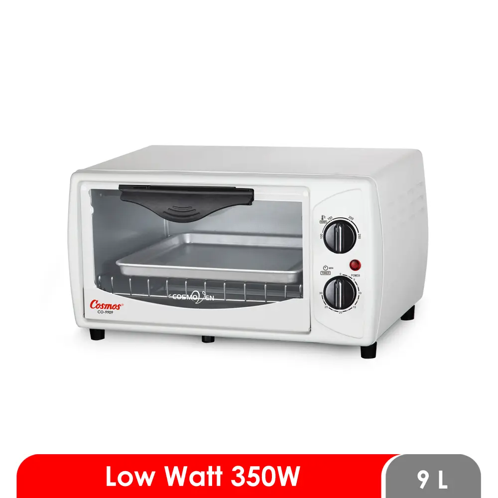 OVEN LISTRIK COSMOS 9 LITER 350 WATT - CO 9909 W