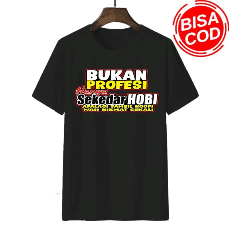 Kaos kata kata keren anak muda Pria Oblong Sablon Wanita Tshirt Baju