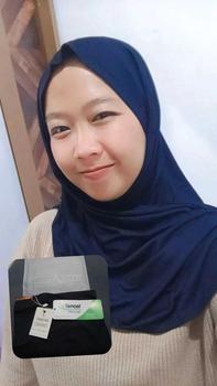 Product Review of Alawiyahijab - Jeema ECO-ALSOFT TENCEL Oval Pashmina Curve Anti Bacterial Tencel Modal from d**a a**a 0