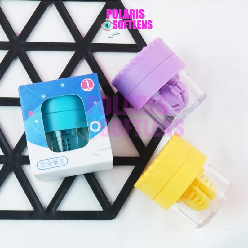 Manual Rotary Washer - Alat Pencuci Softlens Berputar Warna - Pembersih Soflens Soflen Lens Eye 4