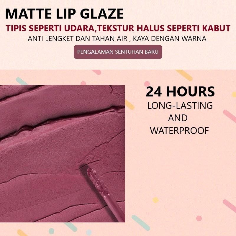 DNM-1231 LIQUID LIPSTICK SILKY MATTE LIP GLOSS KISPROOF WATERPROOF AND LONG LASTING 2