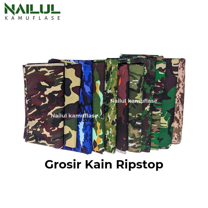 Kain Ripstop Loreng Banser PP Gurun AU Banyak Motif - Grosir - Shop ...