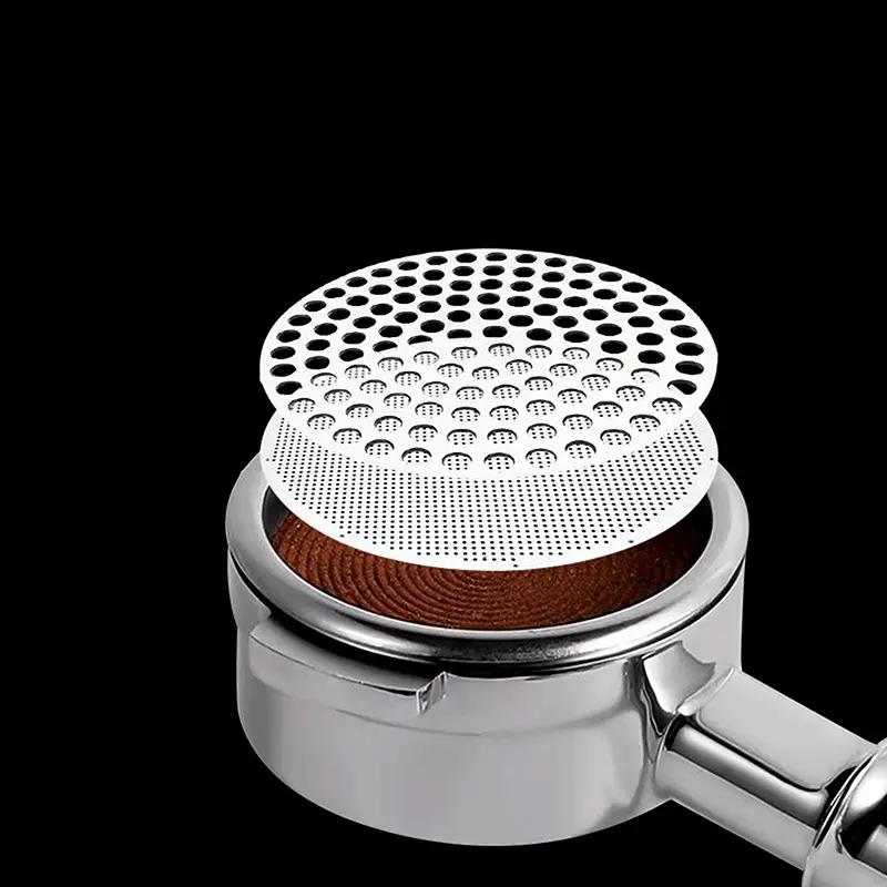 51/53/ 58 mm khúc cà phê nhà bếp tấm chắn bằng thép không gỉ lớp gấp đôi tốt…