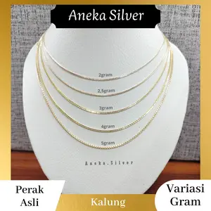 Kalung Itali Santa Gold Variasi, Perk 925