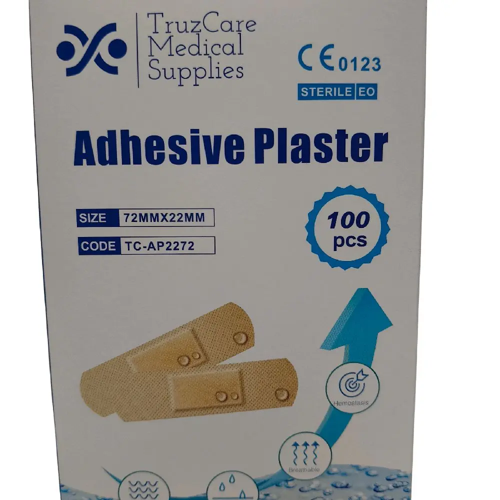 Adhesive Plaster waterproof, size 22mm x 72mm, 100s Healthcare Aid Kit