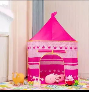 Tenda Bermain Anak Model Castle Kids Portable Tent Material Polyester