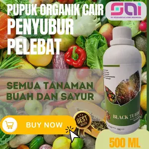 Pupuk Organik Cair Serbaguna Untuk Semua Jenis Tanaman Buah dan Sayur Black Turbo