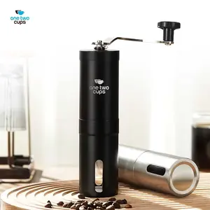 One Two Cups Penggiling Biji Kopi Manual Coffee Grinder Adjustable - E810