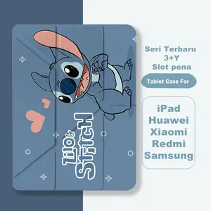 【HD614】New Tablet Case For Huawei MatePad T10 T10S/For MatePad 23/24 11.5"/For Redmi Pad 2 11"2025 /3+Y Blue Cover For iPad Pro 11 M2 M4 Air 6 5 4  10.9"/For Samsung Galaxy Tab A9+ S9 FE 10.9"/For Redmi Pad Pro POCO Pad Pro12.1"