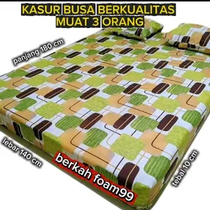 kasur busa berkualitas super anti kempes uk 180x140x10cm Tebal muat 3 orang Asli