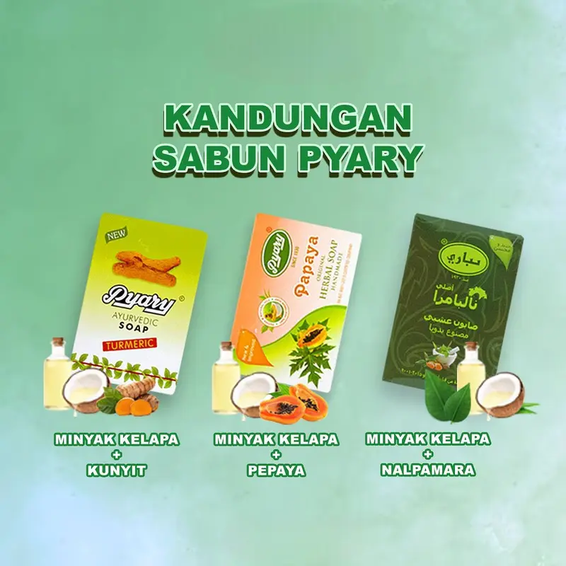 Bundling 5 Sabun Pyary Nalpamara Original Memutihkan Tubuh Mencerahkan 2