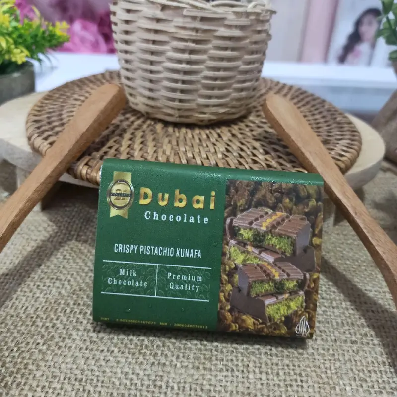 Coklat Dubai C21 Hijau | Dubai Chocolate C21 | Pistachio Kunafa Cokelat viral 2