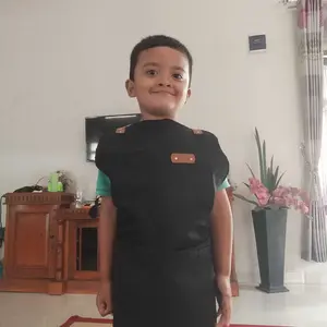 Apron waterproof celemek masak anti air  Pria Wanita Chef Pelayan Cafe waiter Original Handmade Tali