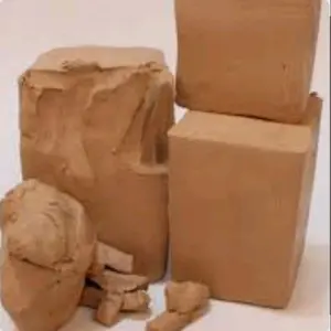 Tanah lempung liat berat 500gram untuk kerajinan prakarya