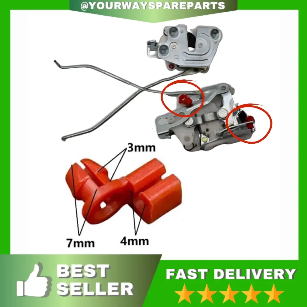 【YW SPARE PARTS】Perodua Kancil, Wira, Saga Inner Door Lock Clip 1pc PDH9021