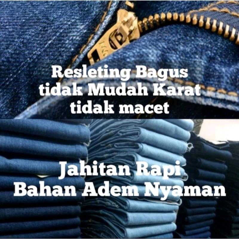 Celana Jeans Pria Panjang Standar - Celana panjang standar Reguler Denim - Celana Standar / Standar reguler Longgar - (COD) 4