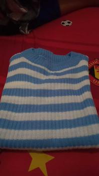 Product Review of Atasan 0blong Salur Wanita Kaos O-neck Knit Rajut Style Korea Baju Fit from n**k 0