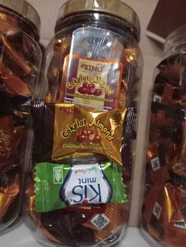 Product Review of Dking coklat almond isi 4 toples ( COD )  kacang almond utuh lapis coklat from s**i 2
