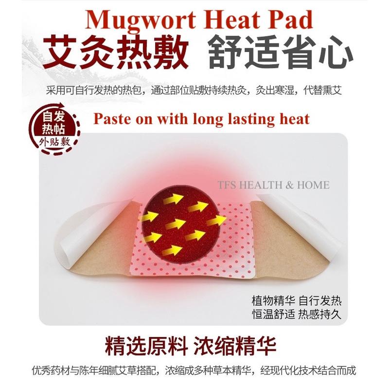 Product Introduction of [TFS Health & Home] MUGWORT WORMWOOD AICAO Pain Relief Heat Pad Paste-on Warm 24