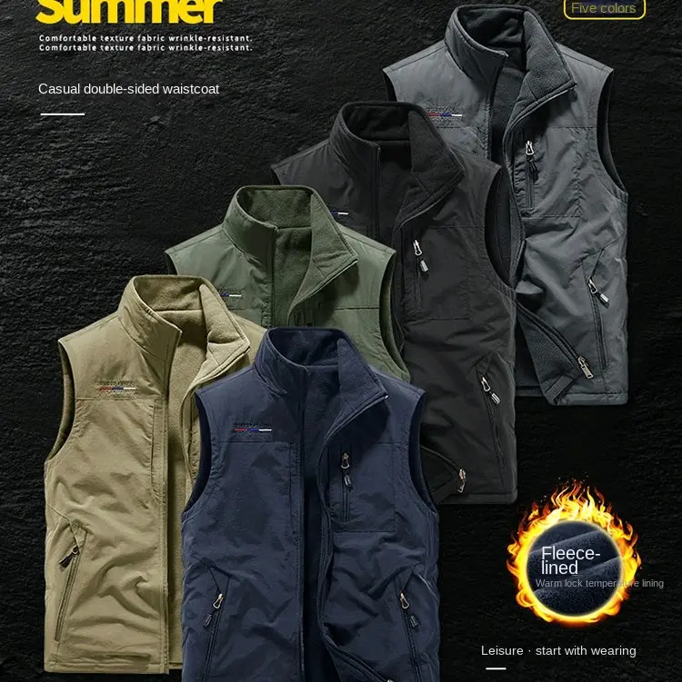 Rompi Pria Keren Terbaru Dan Terpopuler / Vest Pria / Rompi  Casual / Rompi Dinas / Rompi Lapangan / Rompi Motor Tahan Angin / Jaket Rompi 6