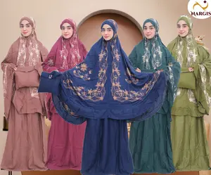 Nargis Mukena Dewasa Jumbo Katun Rayon Terbaru Premium Cabut Pola 2 Warna Atasan Bali Setelan Muslim Mukenah Wanita Motif Cantik