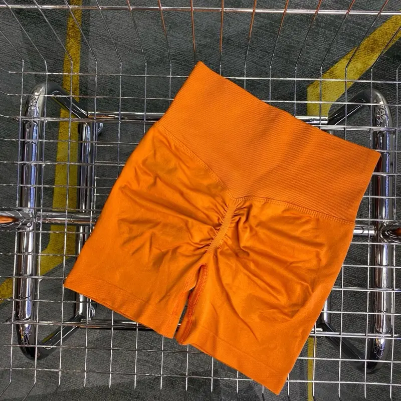 Quần short đùi Tập Gym,Yoga Mitao Flex trơn cạp chun V hông,chất dệt kim co giãn đa chiều 6