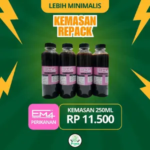 EM 4 Perikanan Re Pack 250ml Lebih Hemat