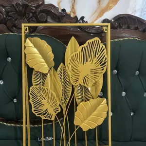 Hiasan dinding wall decor 40*60cm hiasan dinding bunga daun dan hiasan estetik inding besi sofa ruang tamu kreatif modern latar belakang dekorasi ruangan