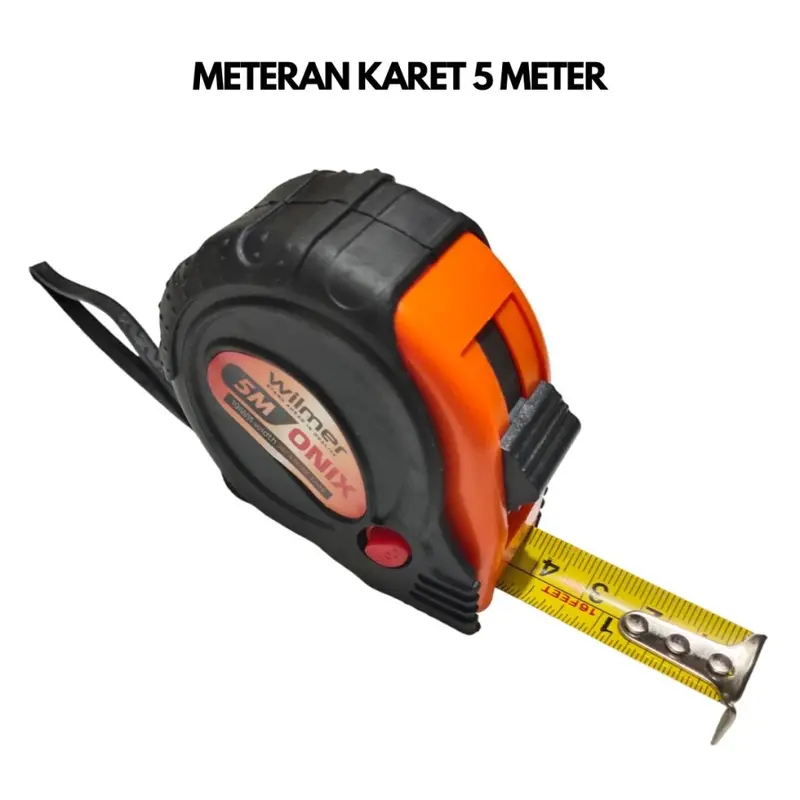 WILMER Meteran Karet Meteran 3/5/7.5 meter Murdah Bisa cod Meteran anti macet 0