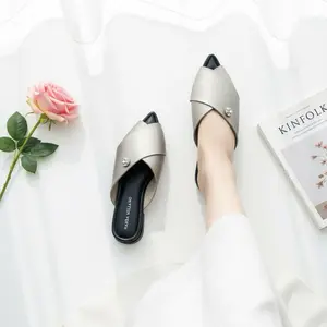 Nanda Millano Sandal Flat Shoes Sol Karet Anti Slip dengan Desain Elegan dan Nyaman untuk Kegiatan Sehari-hari