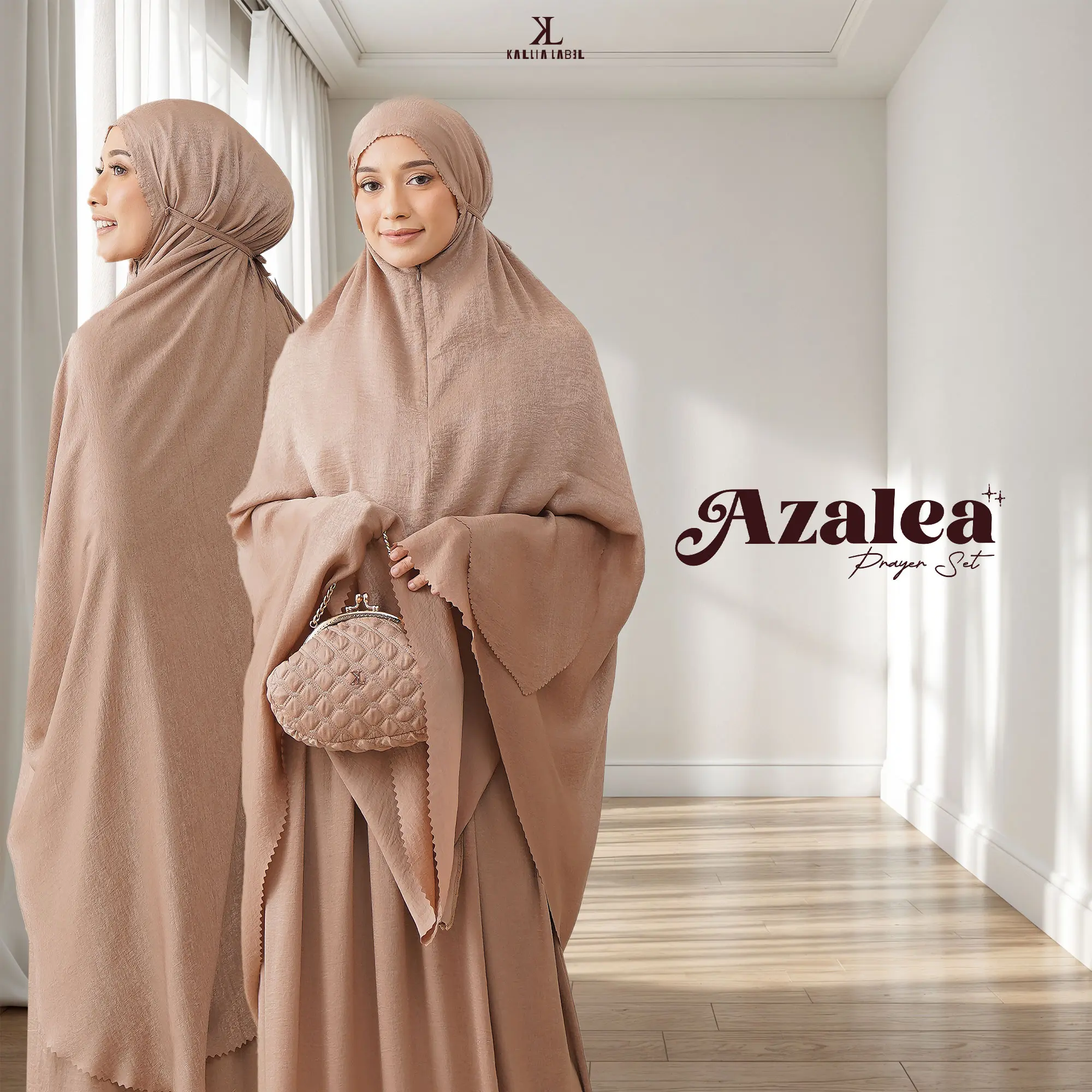 Azalea Prayer Set Vol 2 | Mukena Premium by Kallia | Packaging with box