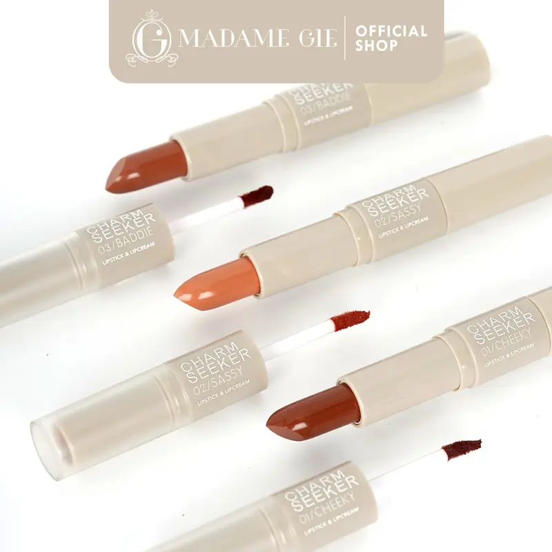 Madame Gie Charmseeker 2in1 Ombre - Make Up Lipstick Lip Matte Cream 1